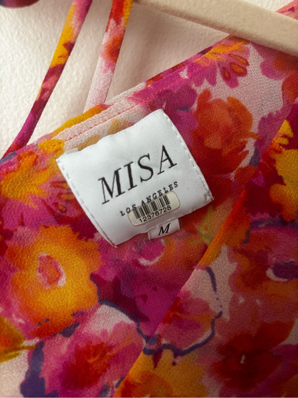 Misa Los Angeles Floral Mini Dress Size M - Picture 2 of 5